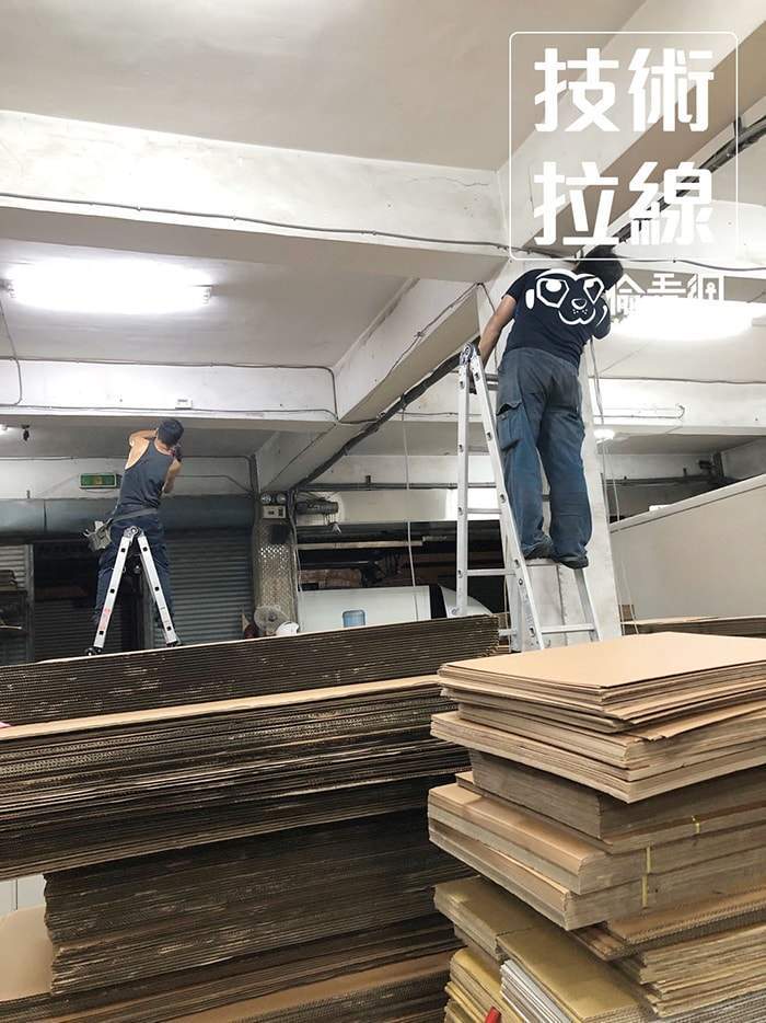 偷看網-紙器工廠-技術拉線
