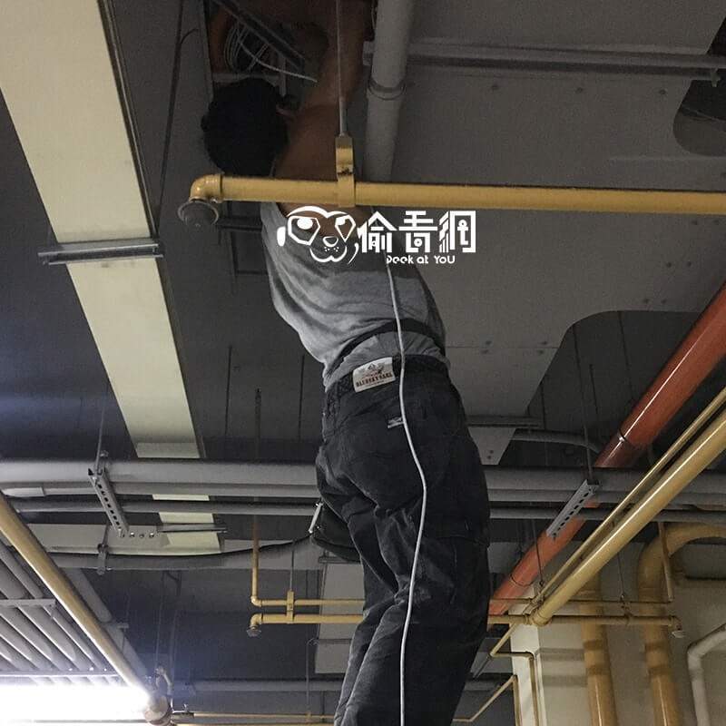 偷看網_溫馨小社區_拉線施工