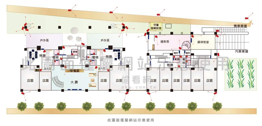 偷看網監視器配置圖