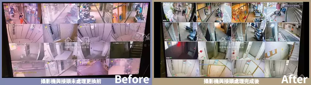新店中型社區監視器汰舊換新