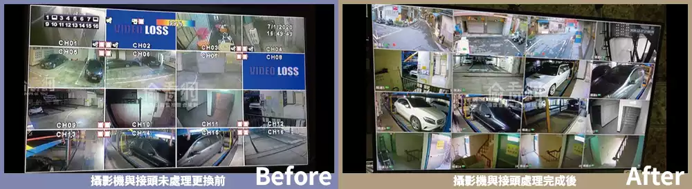新店中型社區監視器汰舊換新