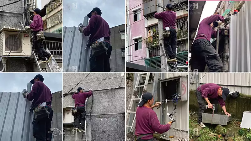 新店工地建案監視器安裝工程│偷看網